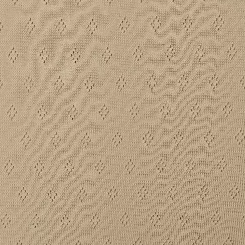 
                  
                    Pointelle jersey, taupe
                  
                